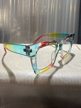New-Classic Bohemian Large-Frame Square Fashion Non-Prescription Glasses-Unisex